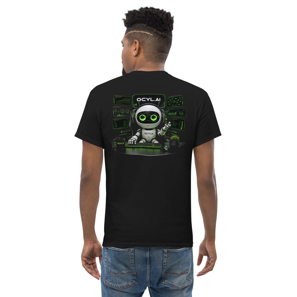 OCYL Hero Tee — Back Design on Black