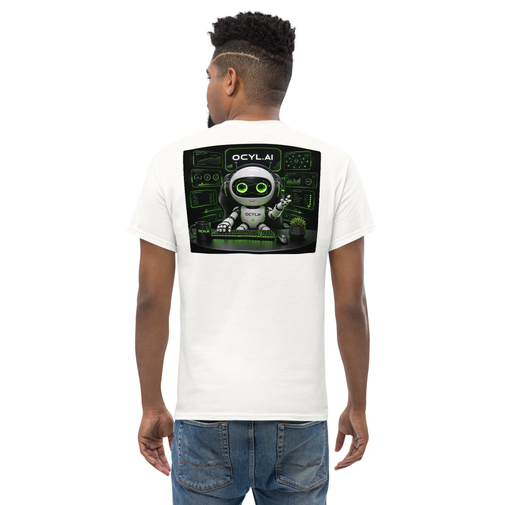 OCYL Hero Tee — Back Design on White